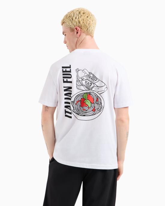 25SS 엠포리오 아르마니 반팔 티셔츠 7M000118 AF13244 U0002 White - EMPORIO ARMANI