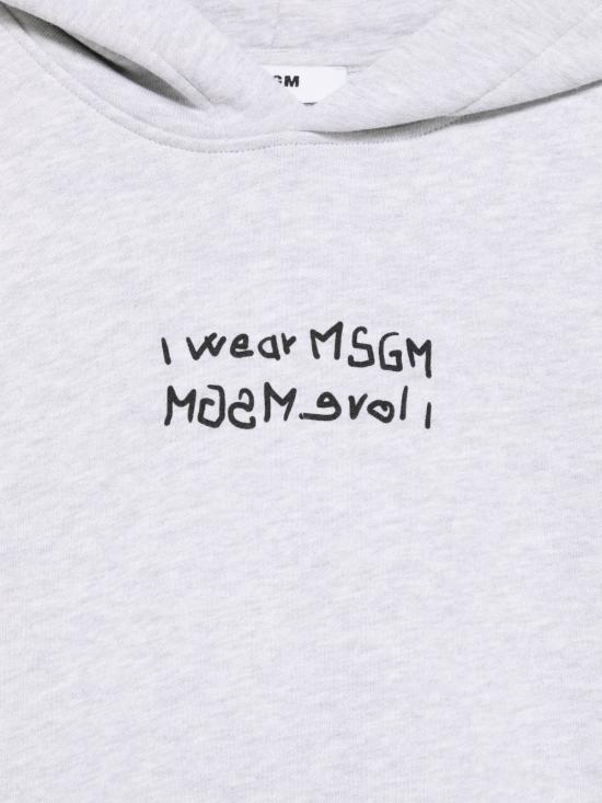 25SS [주니어] 엠에스지엠 니트/스웻셔츠 S5MSJBHS040 107 Grey - MSGM