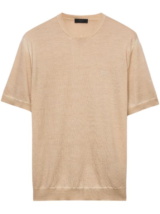 25SS 프라다 반팔 티셔츠 UMB937SOOO16EM F0241 Kaki