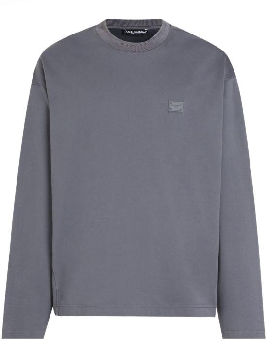 25SS 돌체앤가바나 긴팔 티셔츠 G9BLSTG7N7G N0352 Grigio fumo