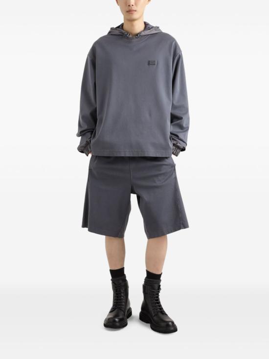 25SS 돌체앤가바나 긴팔 티셔츠 G9BLSTG7N7G N0352 Grigio fumo - DOLCE & GABBANA