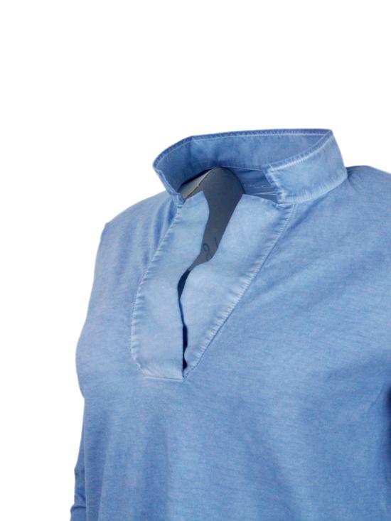 25SS PLOUMANCH 폴로 티셔츠 12W3116 31F VENTO Light Blue - OTHER BRANDS