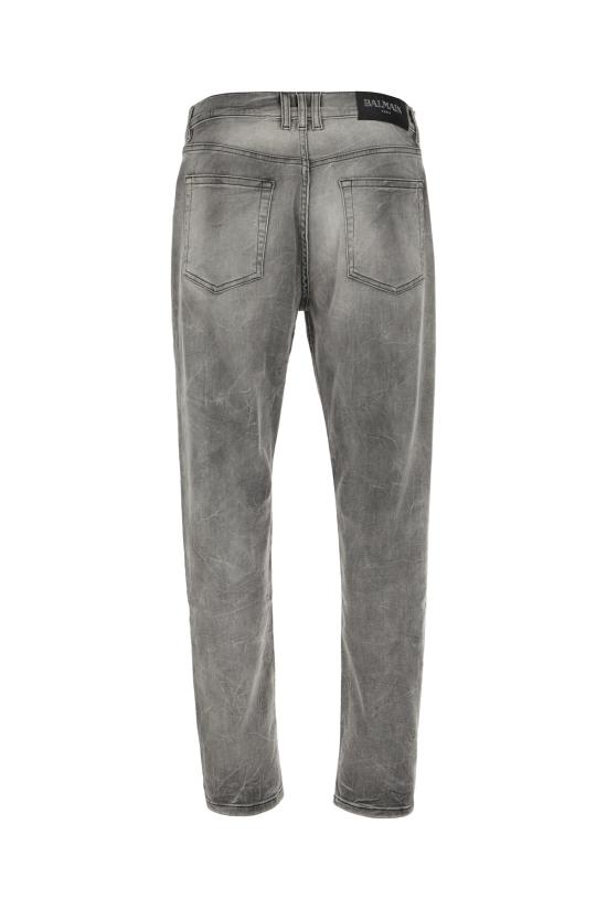  발망 데님 팬츠 DH1MI043DE73 9FK GREY - BALMAIN