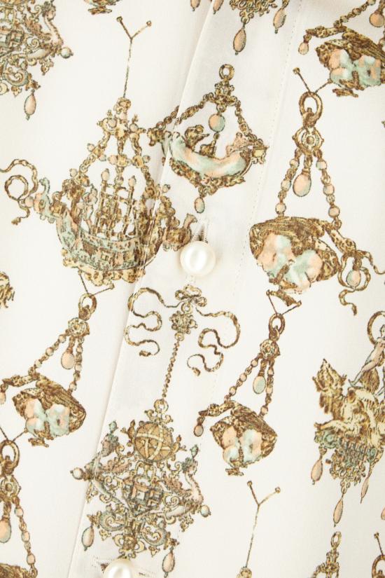  지방시 긴팔 셔츠 BM612415S4 182 CREAM OCHRE - GIVENCHY