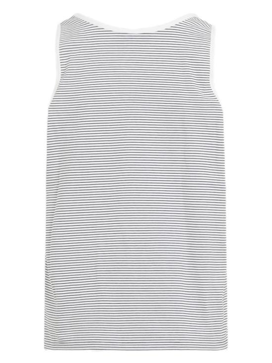 25SS 미우미우 민소매 티셔츠 MJT699 14RTF0963 White - MIU MIU