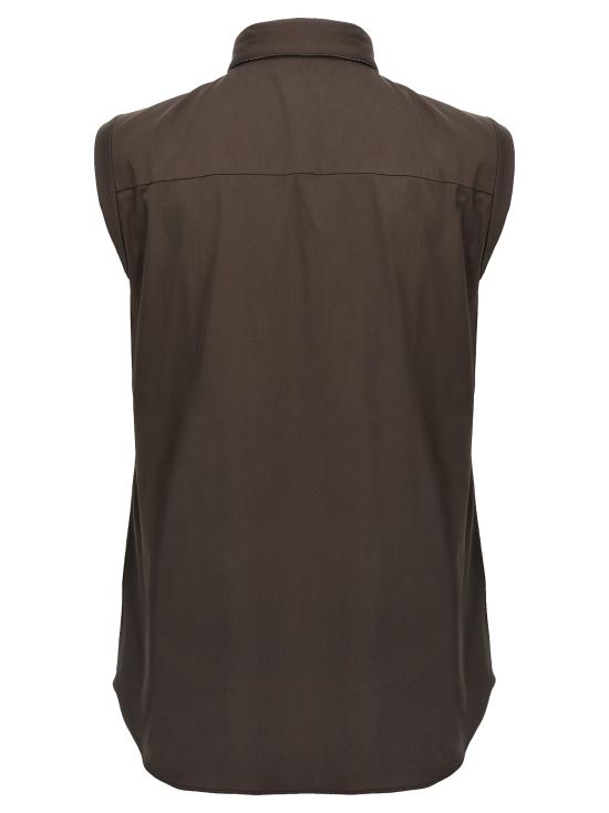 25SS 브루넬로 쿠치넬리 셔츠 M0091MA616C8705 Brown - BRUNELLO CUCINELLI