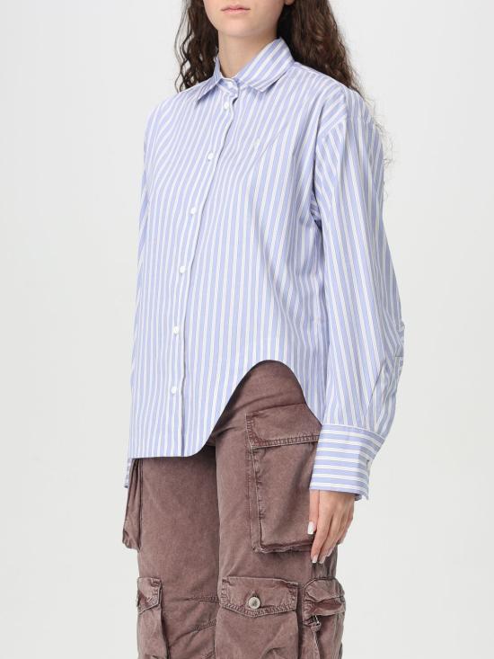 25FW 디 아티코 블라우스 250WCH00014CCC051AA 870 Sky Blue - THE ATTICO