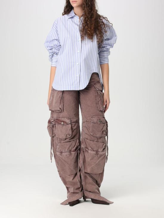 25FW 디 아티코 블라우스 250WCH00014CCC051AA 870 Sky Blue - THE ATTICO