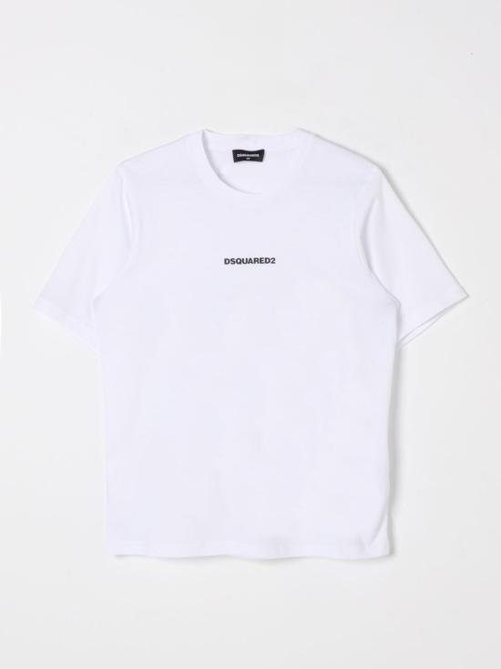 25FW [키즈] 디스퀘어드2 티셔츠 DQ2823D004G DQ100 White