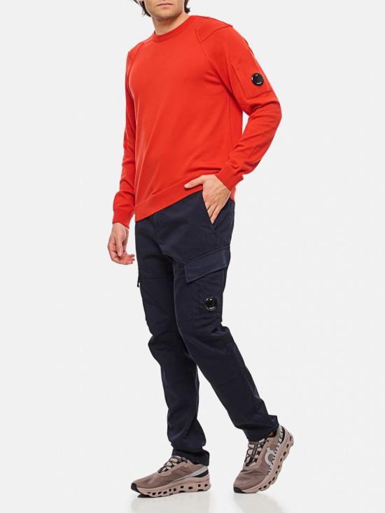 25FW 씨피 컴퍼니 렌즈 와펜 코튼 카고 팬츠 렌즈 와펜 코튼 카고  18CMPA056A005694G 888 Blue - C.P. COMPANY