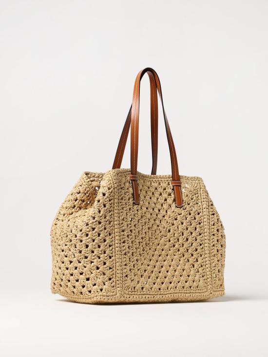 25SS 에르마노 설비노 토트백 D463S304FMRDM 30815 Ecru - ERMANNO SCERVINO