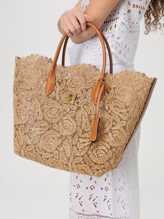 25SS 에르마노 설비노 토트백 D463S454PYV B4252 Ecru - ERMANNO SCERVINO