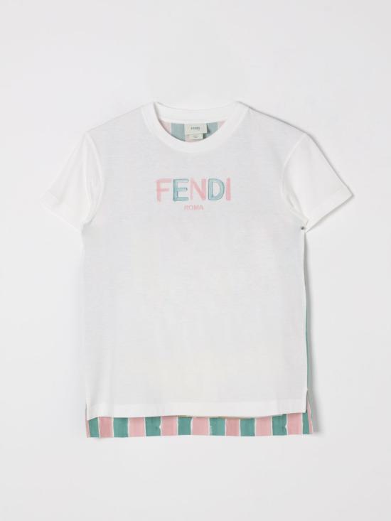 25SS [키즈] 펜디 티셔츠 JUI182AS67 F1R0W Pink