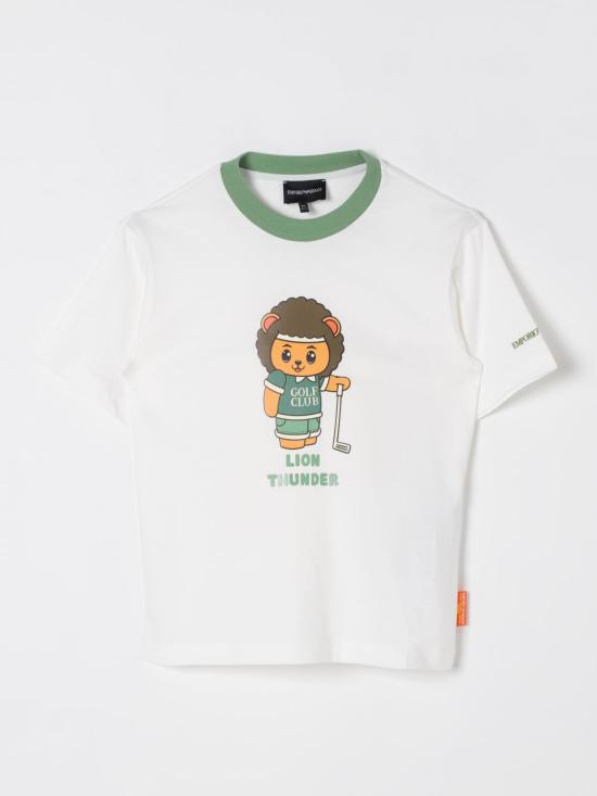 25FW [키즈] 엠포리오 아르마니 티셔츠 EB000395AF14768 U0003 White