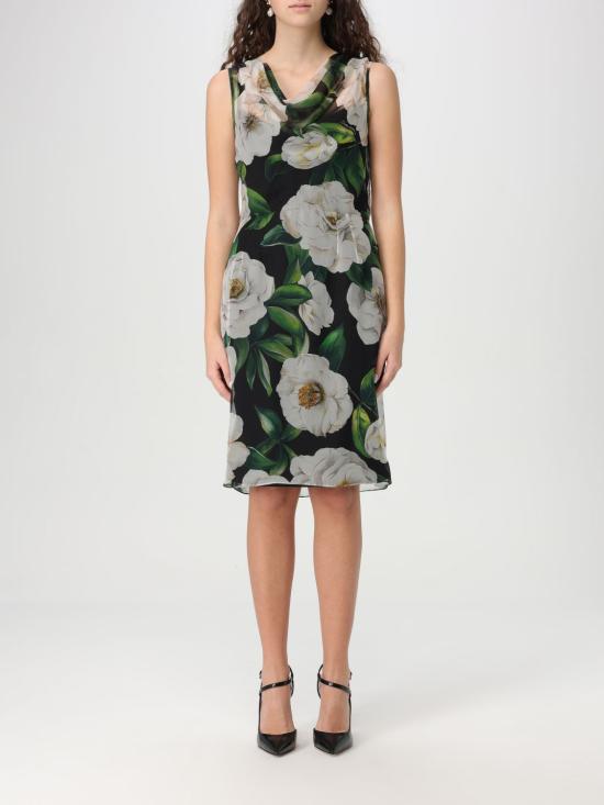 25FW 돌체앤가바나 미디 원피스 F6TLBTIS1XD HN5JB Black