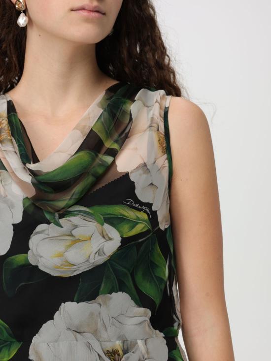 25FW 돌체앤가바나 미디 원피스 F6TLBTIS1XD HN5JB Black - DOLCE & GABBANA