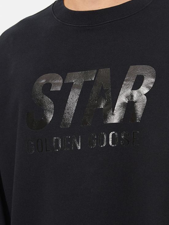 25FW 골든구스 긴팔 티셔츠 GUP01992P00180390100 Black - GOLDEN GOOSE