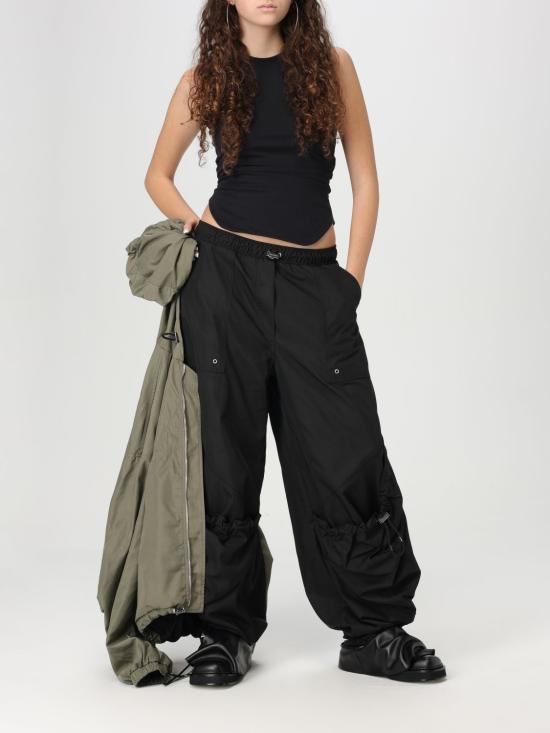 25FW 디 아티코 민소매 티셔츠 250WCN00003JJJ025AA 100 Black - THE ATTICO