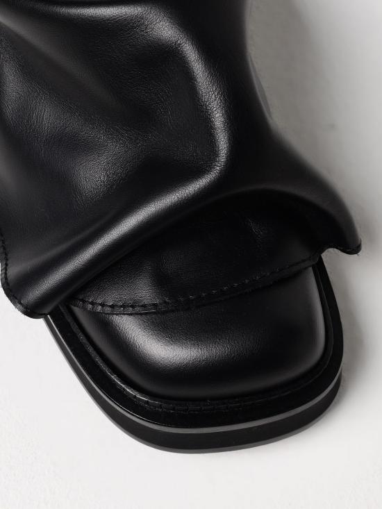 25FW 디 아티코 뮬/슬리퍼 250WSH00855LBT019AA 100 Black - THE ATTICO