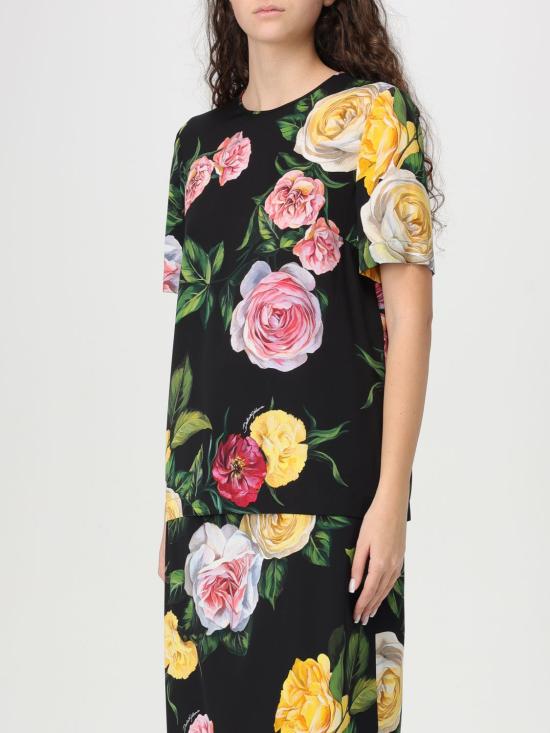 25SS 돌체앤가바나 반팔 티셔츠 F7AO2TFSA7B HN5IY Pink - DOLCE & GABBANA