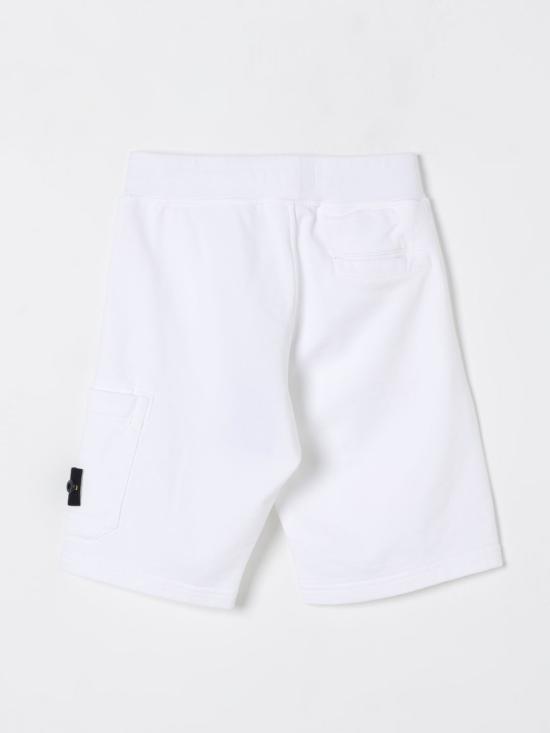 25FW [키즈] 스톤 아일랜드 쇼츠/버뮤다 6200006S0040 V0001 White - STONE ISLAND