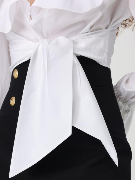 25SS 발망 블라우스 EF1HU296CB02 0FA White - BALMAIN