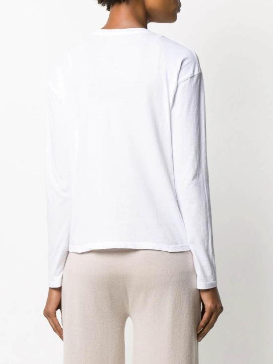  제임스펄스 박시 긴소매 티셔츠 WLJ3113WHITE - JAMES PERSE