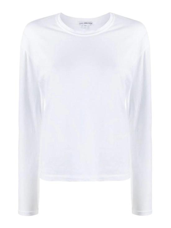  제임스펄스 박시 긴소매 티셔츠 WLJ3113WHITE