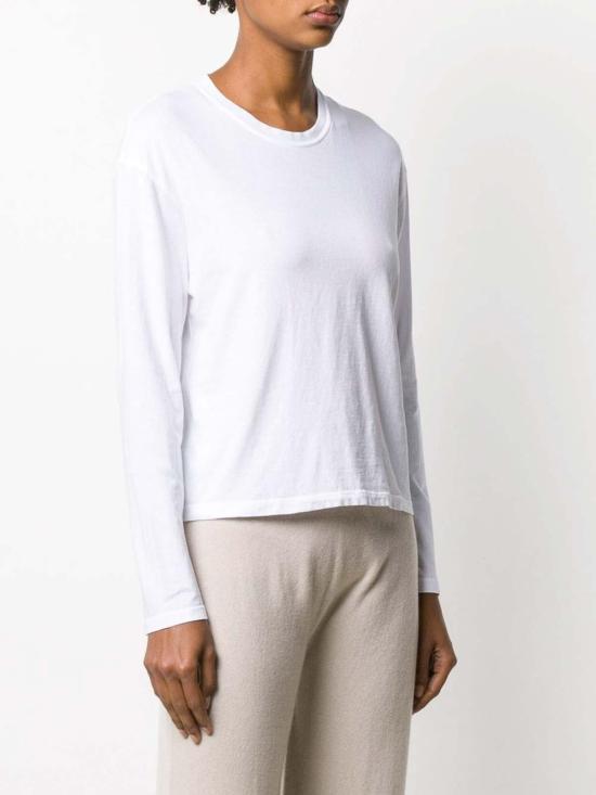  제임스펄스 박시 긴소매 티셔츠 WLJ3113WHITE - JAMES PERSE