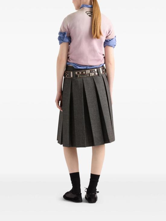 25SS 프라다 반팔 티셔츠 3557BSOOO16XS F0203 MALVA - PRADA