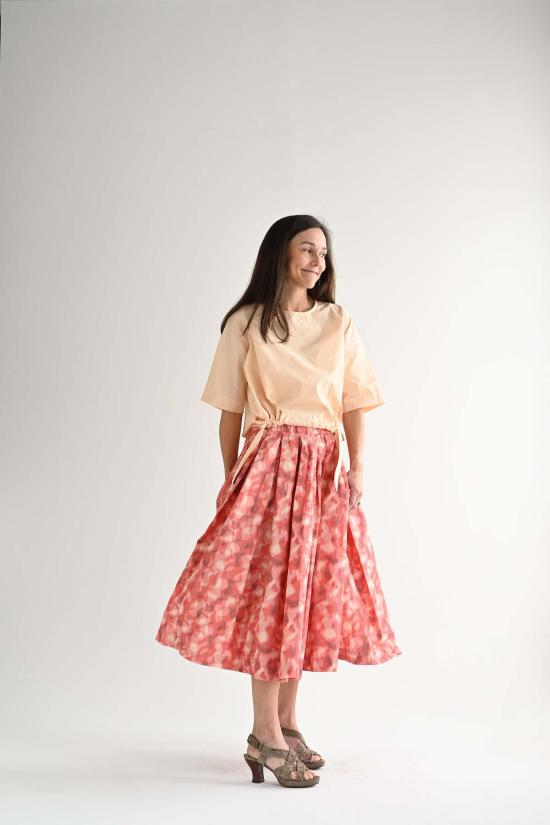  케이시 케이시 블라우스 아스트리드 탑 살구 - CASEY CASEY