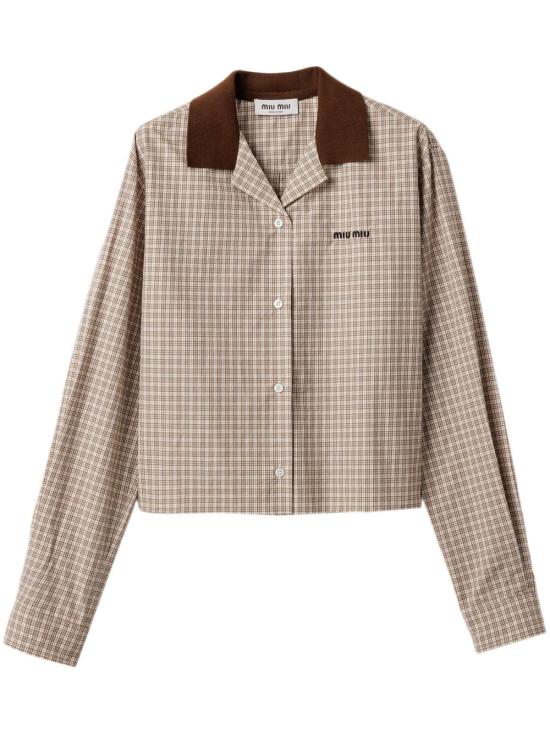  미우미우 셔츠 MK1924SOOO16T5 beige