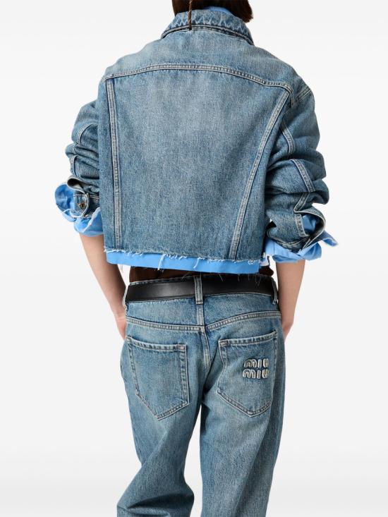  미우미우 스트레이트 팬츠 GWP555SOOO16T1 - MIU MIU