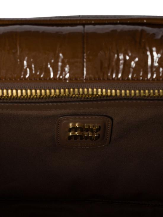  미우미우 토트백 5BB117VMLNADNT brown - MIU MIU