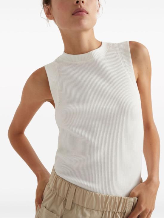  브루넬로 쿠치넬리 민소매 티셔츠 MH990BM100C600 - BRUNELLO CUCINELLI