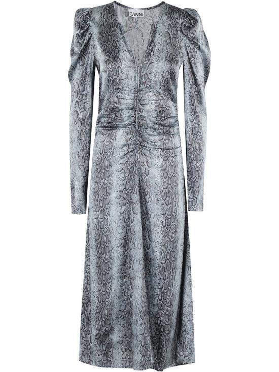  가니 미디 원피스 W0004096 blue