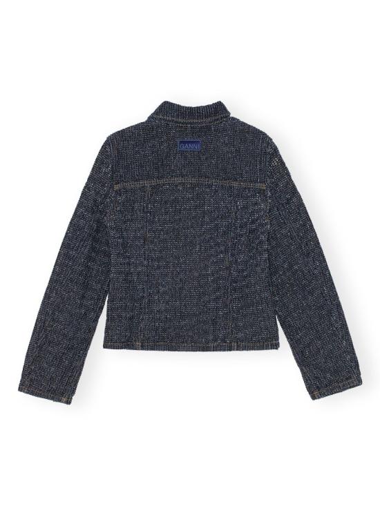  가니 수트 자켓 J1545 blue - GANNI