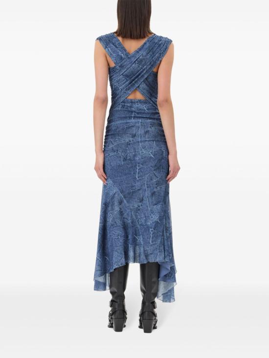  가니 미디 원피스 T4075 - GANNI