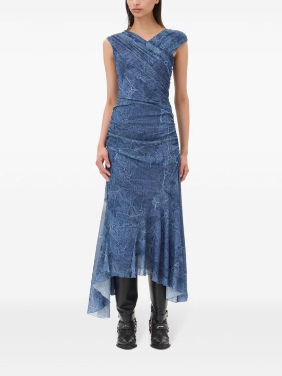  가니 미디 원피스 T4075 - GANNI