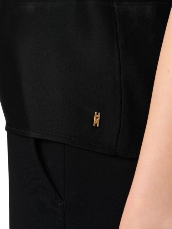  아미 민소매 티셔츠 E25FTP066AC0014 black - AMI