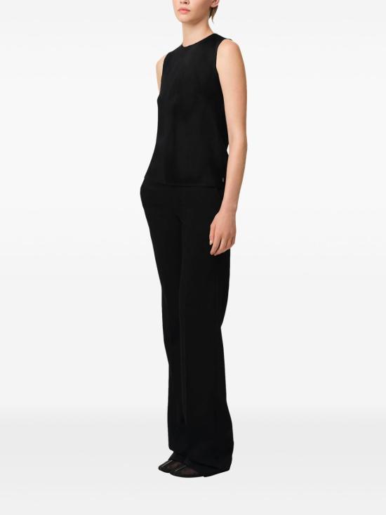  아미 민소매 티셔츠 E25FTP066AC0014 black - AMI