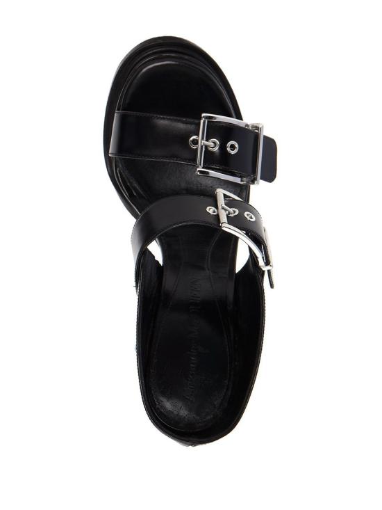  알렉산더 맥퀸 뮬/슬리퍼 734985WHSWD black - ALEXANDER MCQUEEN