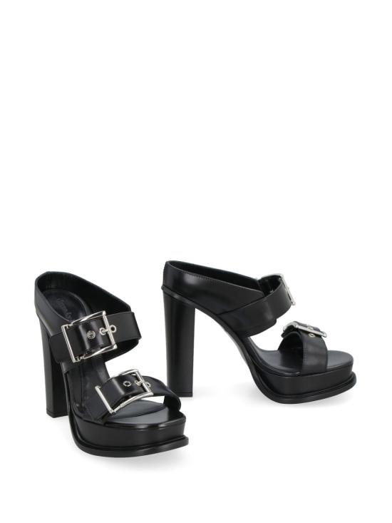  알렉산더 맥퀸 뮬/슬리퍼 734985WHSWD black - ALEXANDER MCQUEEN
