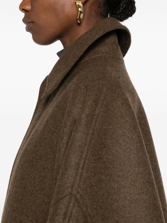  생로랑 코트 803352Y9I93 brown - SAINT LAURENT