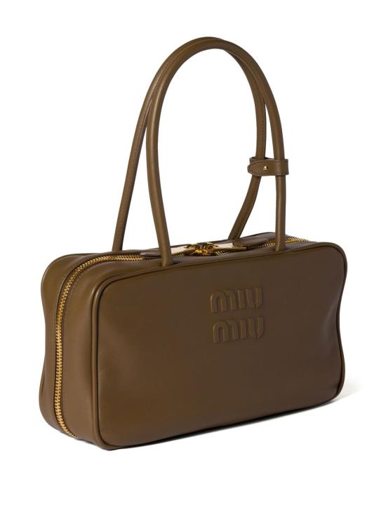  미우미우 토트백 5BB172VOOO2CRW brown - MIU MIU