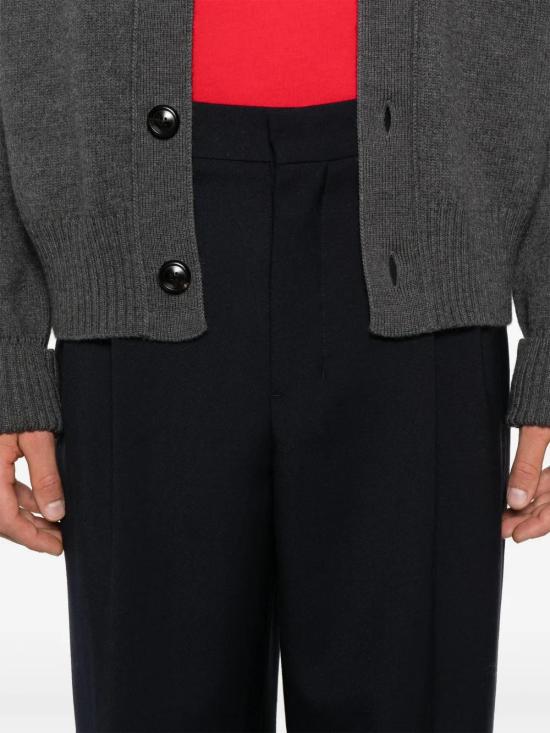  아미 스트레이트 팬츠 HTR429WV0026 navy - AMI