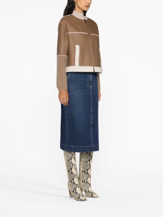  파비아나 필리피 자켓 PLD213F2050000H691 brown - FABIANA FILIPPI