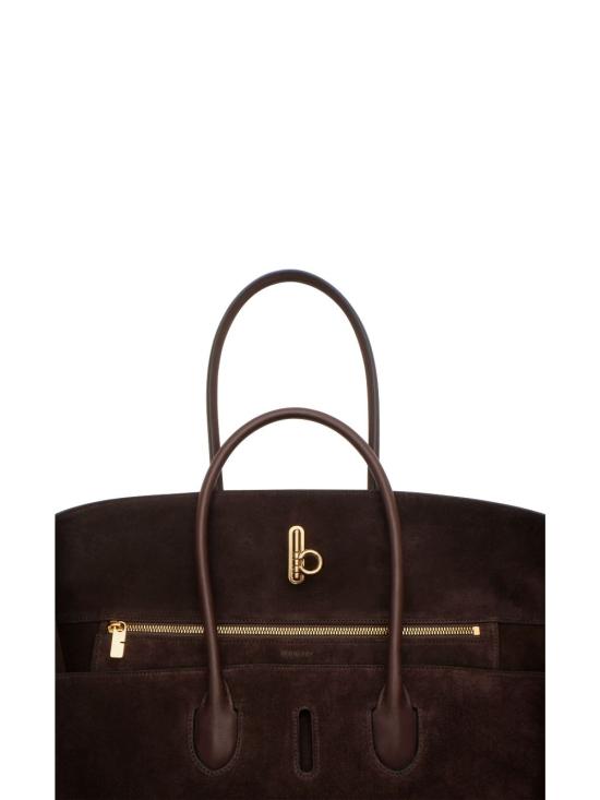  버버리 토트백 8094509 dark brown - BURBERRY