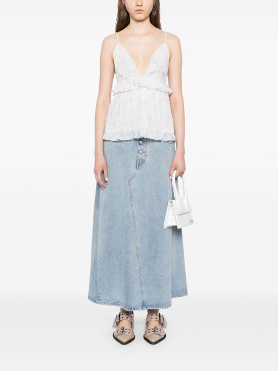  가니 민소매 티셔츠 F92396491 - GANNI