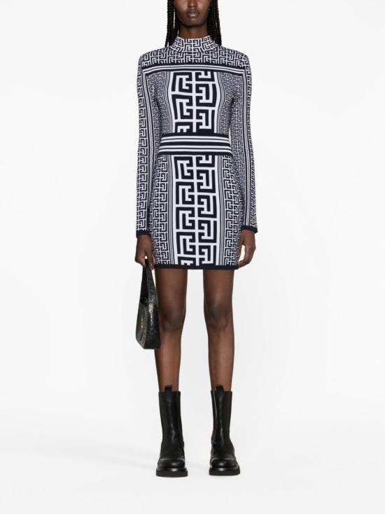  발망 숏 원피스 BF1R8018KE98 - BALMAIN